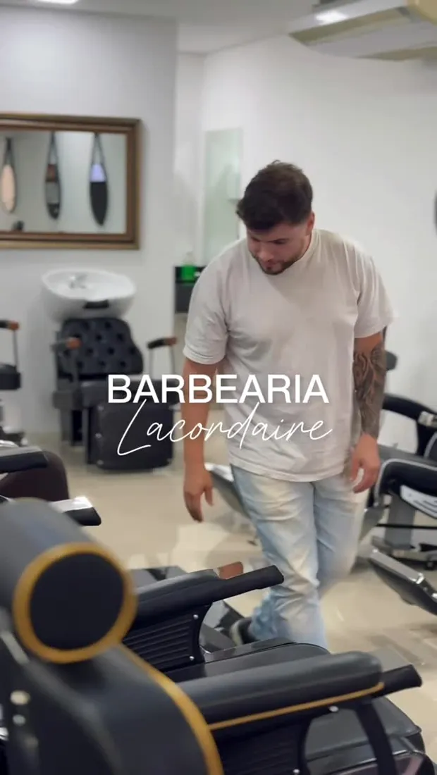 Gustavo Carvalho, barbeiro e fundador da Barbearia Lacordaire